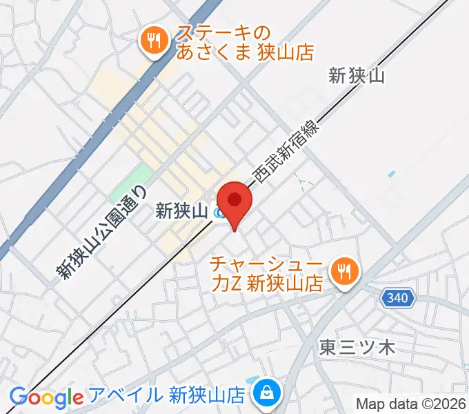 アイリスピアノの地図