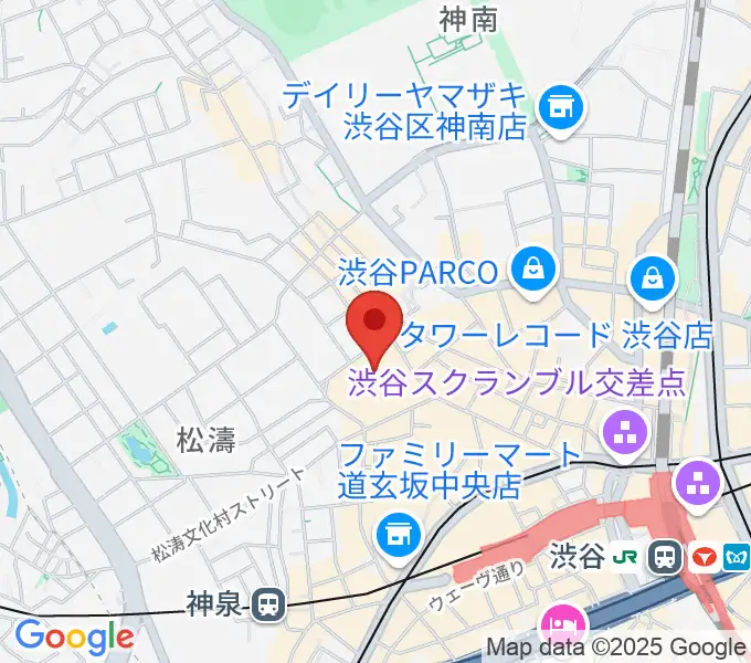 Bunkamura Studioの地図