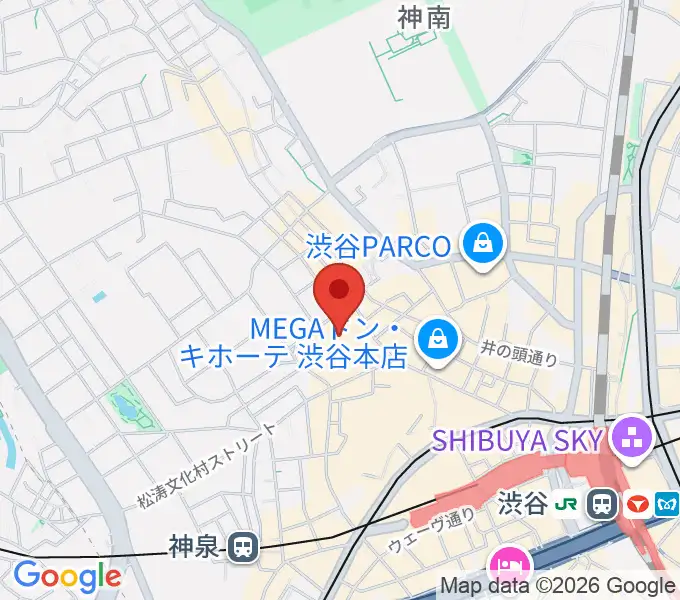 Bunkamura Studioの地図