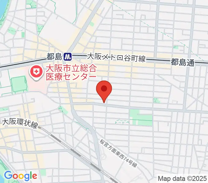 上野音楽学園の地図
