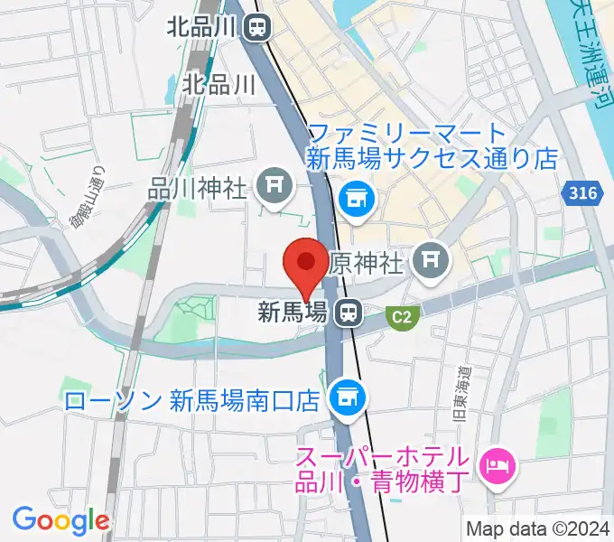 スタジオM8の地図