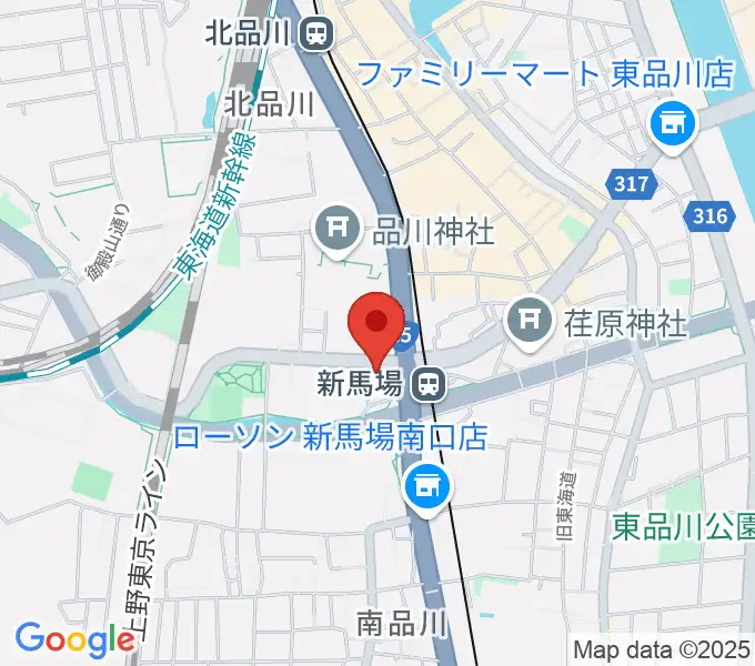 スタジオM8の地図