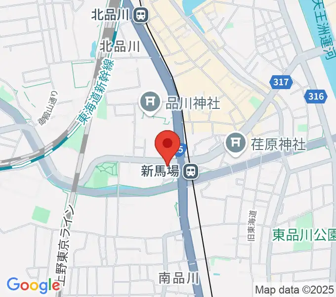 スタジオM8の地図