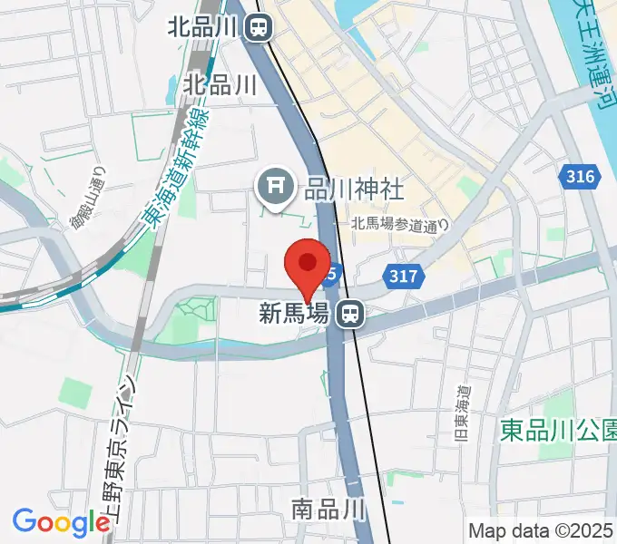 スタジオM8の地図