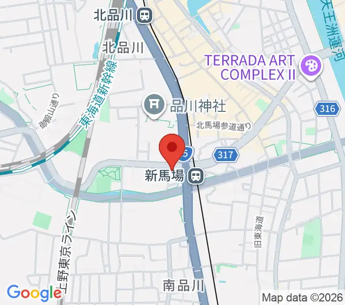 スタジオM8の地図