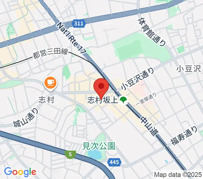板橋ミュージックセンターの地図