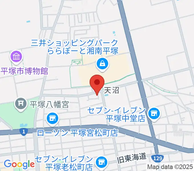 ヨネザワ楽器の地図