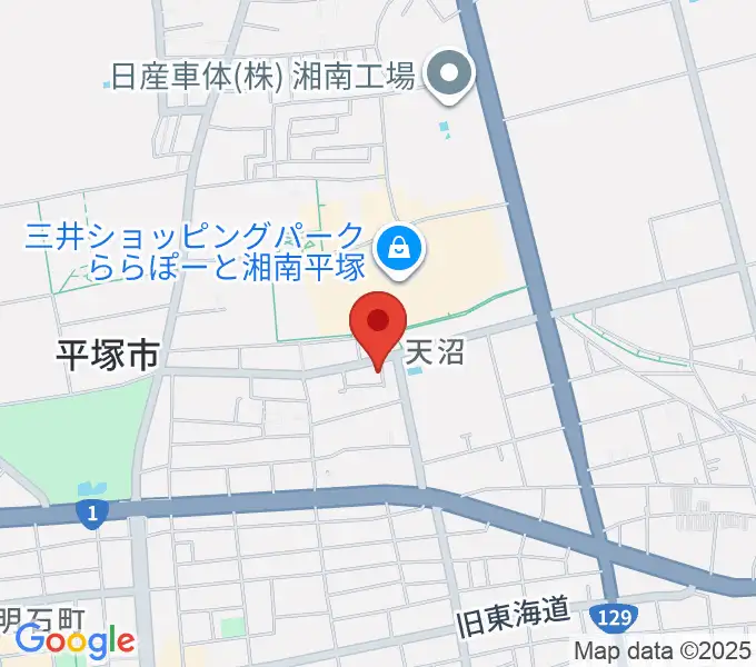ヨネザワ楽器の地図