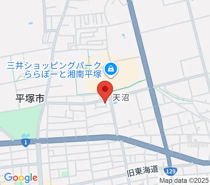 ヨネザワ楽器の地図