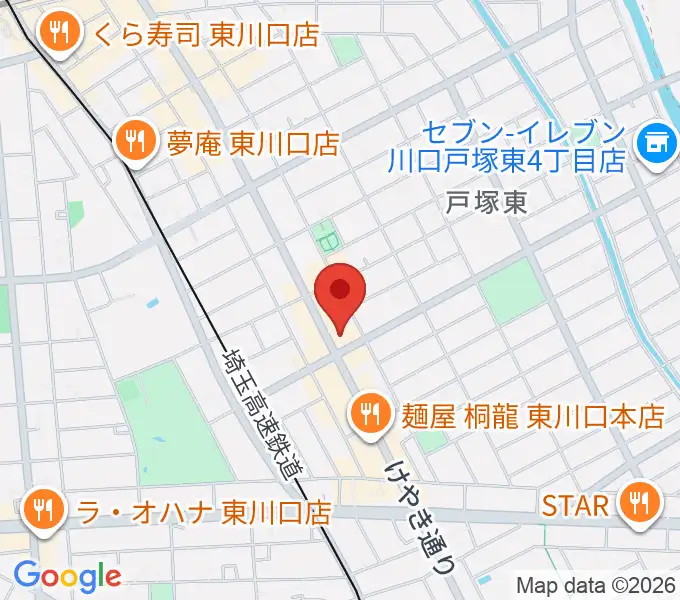 G・クレフの地図
