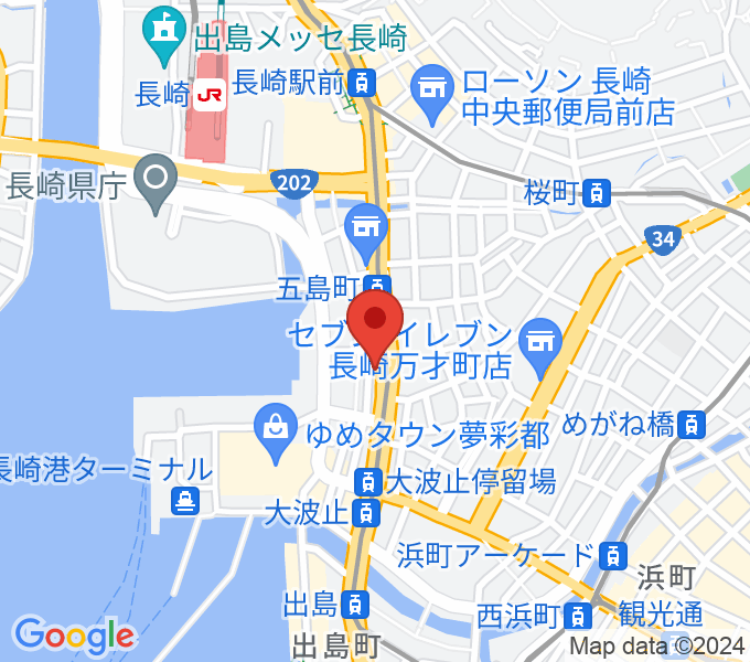 長崎ギター音楽院の場所