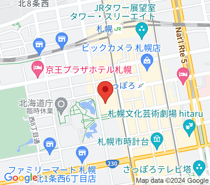 島村楽器 札幌クラシック店の場所