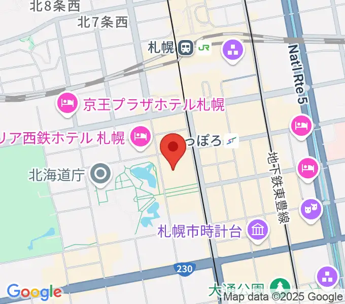 島村楽器 札幌クラシック店の地図