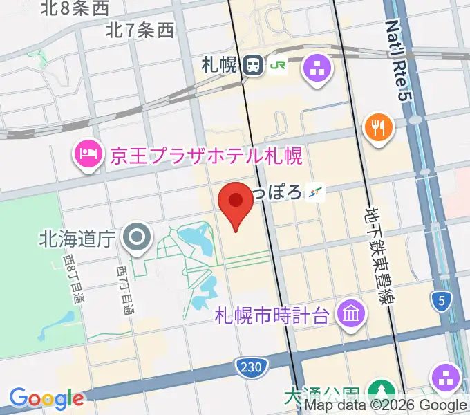 島村楽器 札幌クラシック店の地図