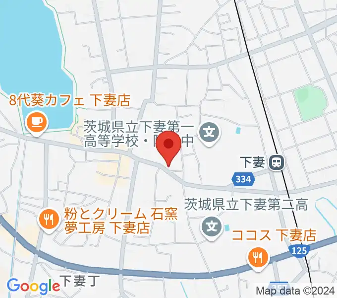 コンドー楽器 下妻店の地図