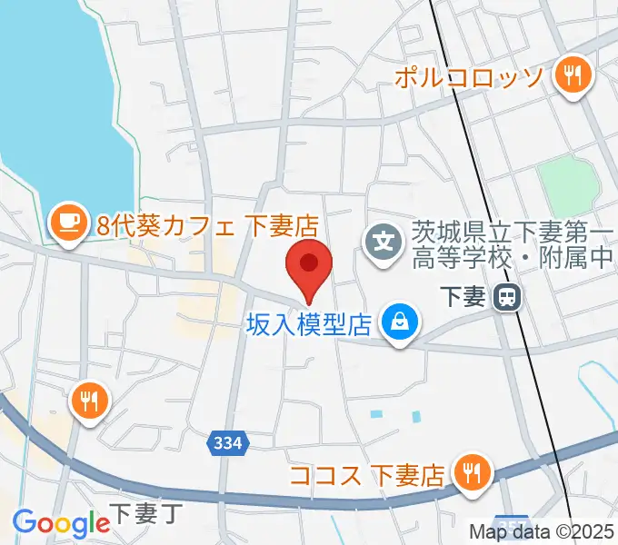コンドー楽器 下妻店の地図