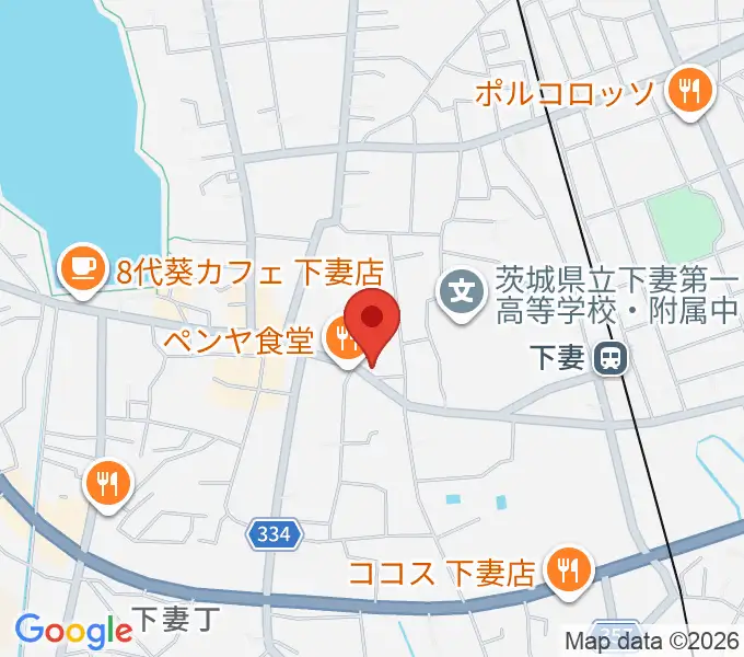 コンドー楽器 下妻店の地図