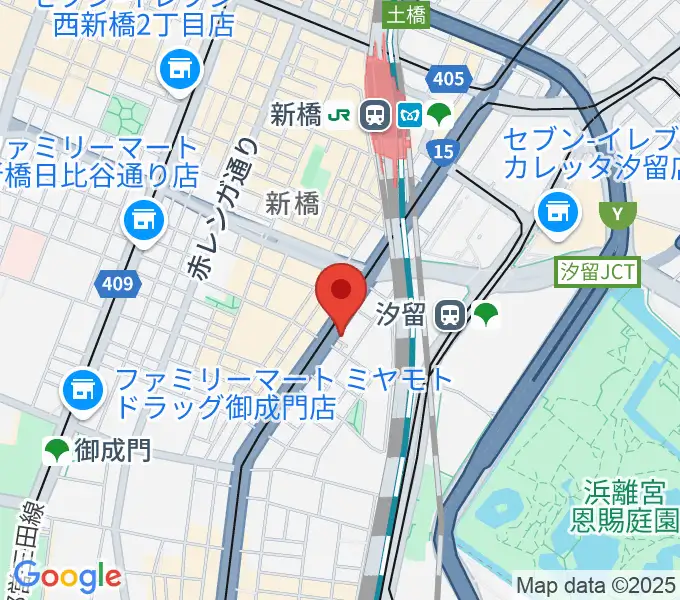 [移転]TMスタジオ[新橋]の地図