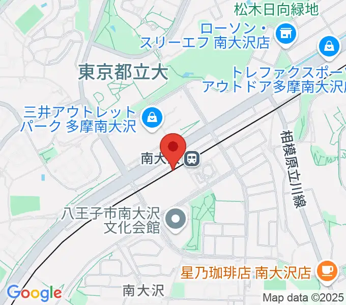 島村楽器 フレンテ南大沢店の地図