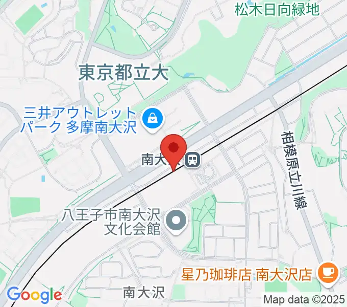 島村楽器 フレンテ南大沢店の地図