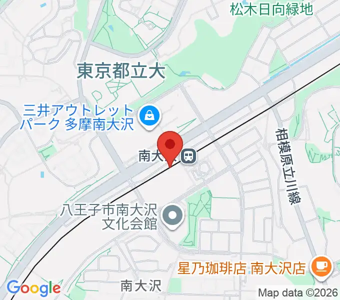 島村楽器 フレンテ南大沢店の地図