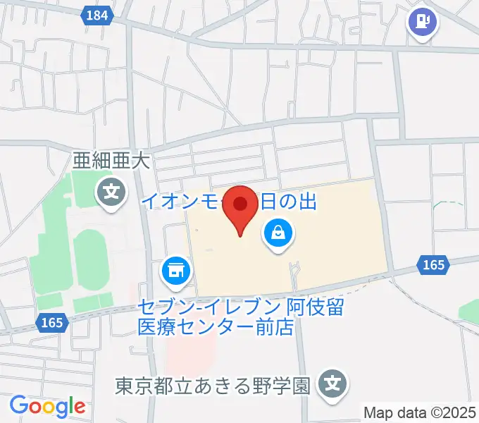 島村楽器 イオンモール日の出店の地図