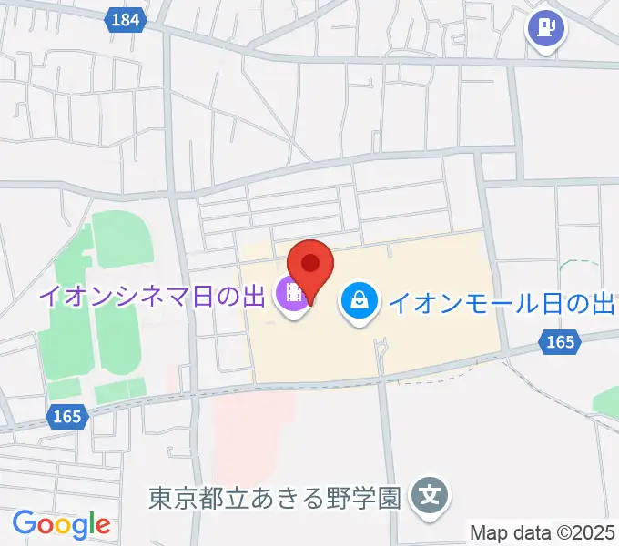 島村楽器 イオンモール日の出店の地図