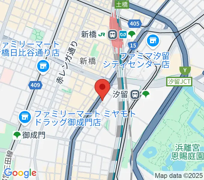 TMスタジオ レッスンの地図