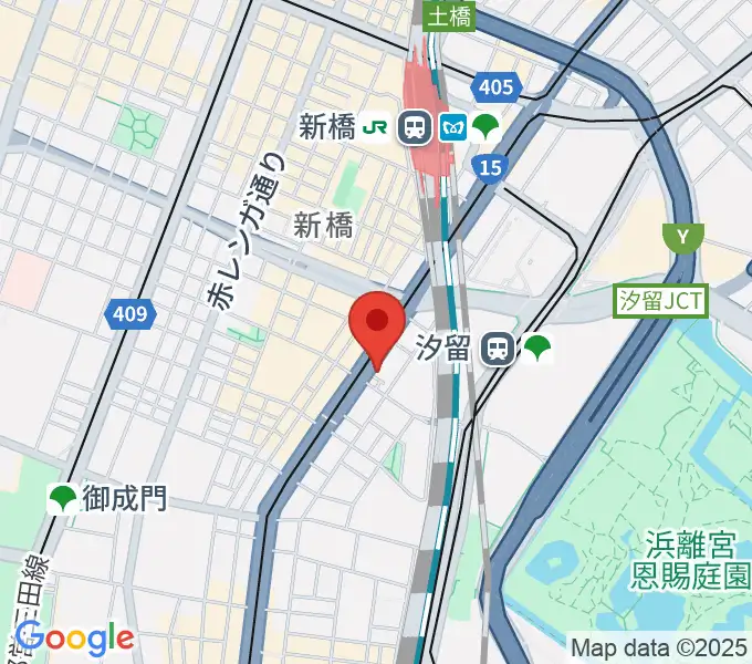 TMスタジオ レッスンの地図