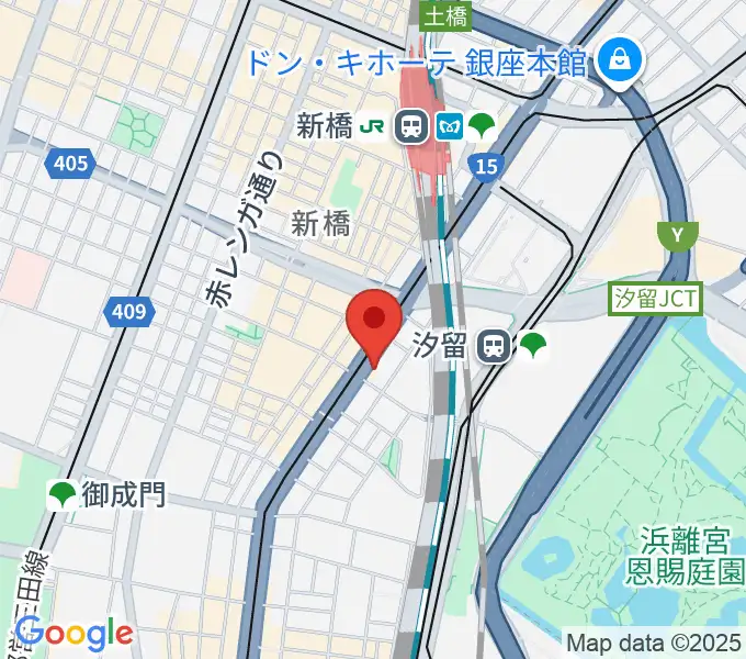 TMスタジオ レッスンの地図