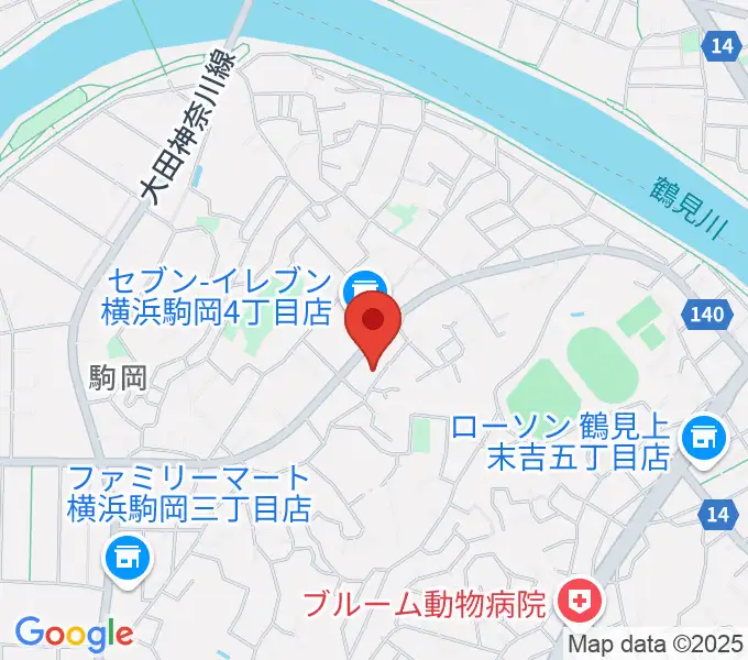 アオバ楽器 フレンド教室の地図
