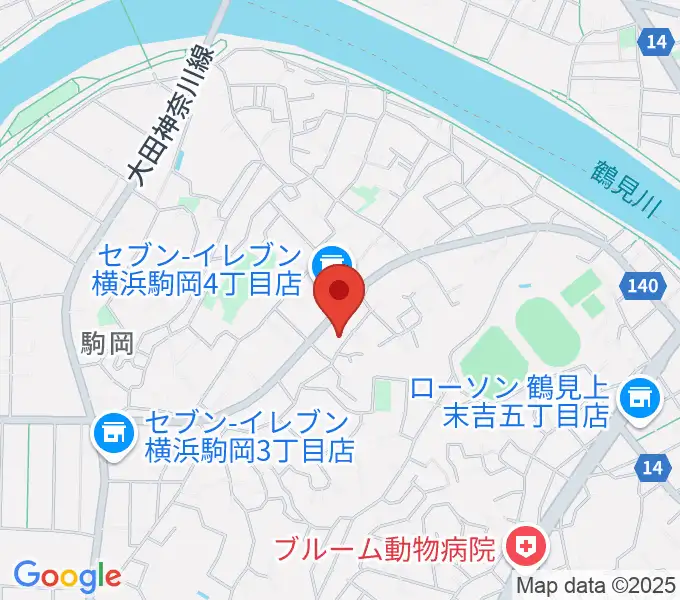 アオバ楽器 フレンド教室の地図