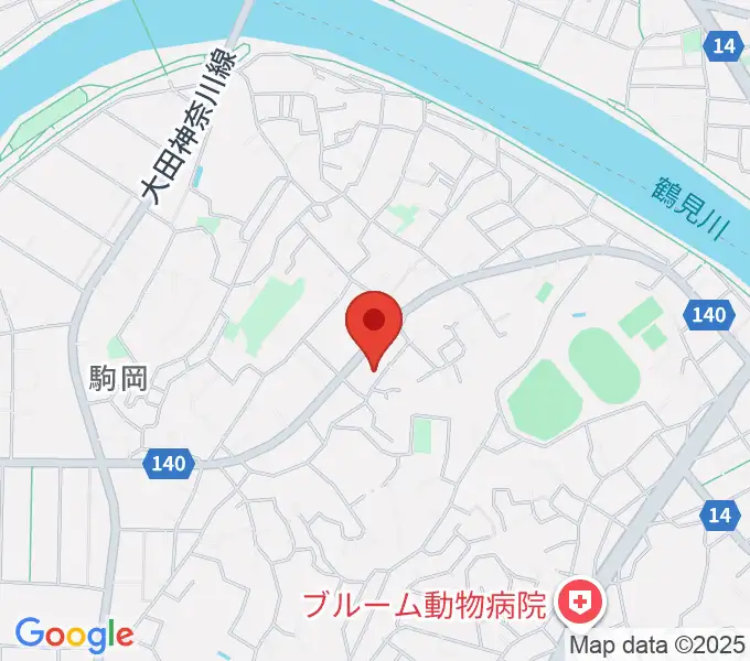 アオバ楽器 フレンド教室の地図