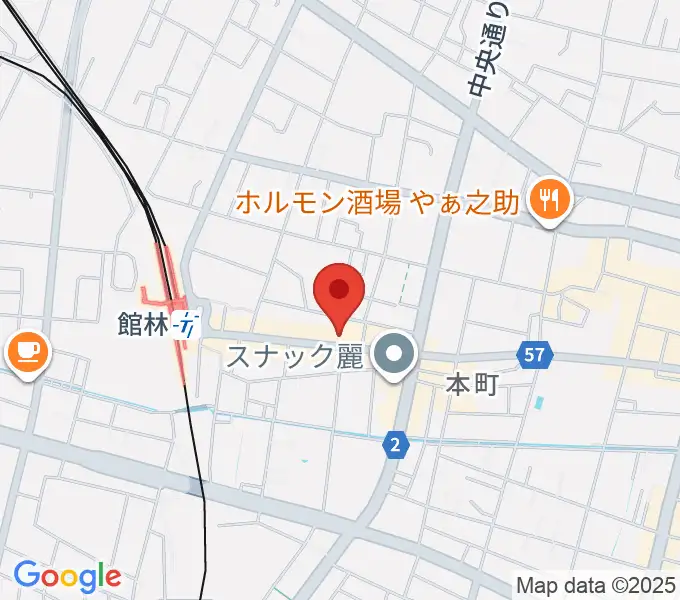 オトワ楽器の地図