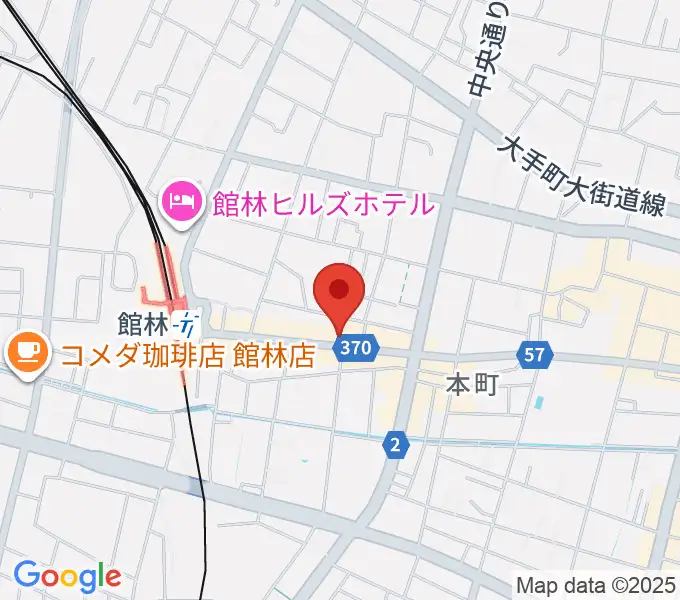 オトワ楽器の地図