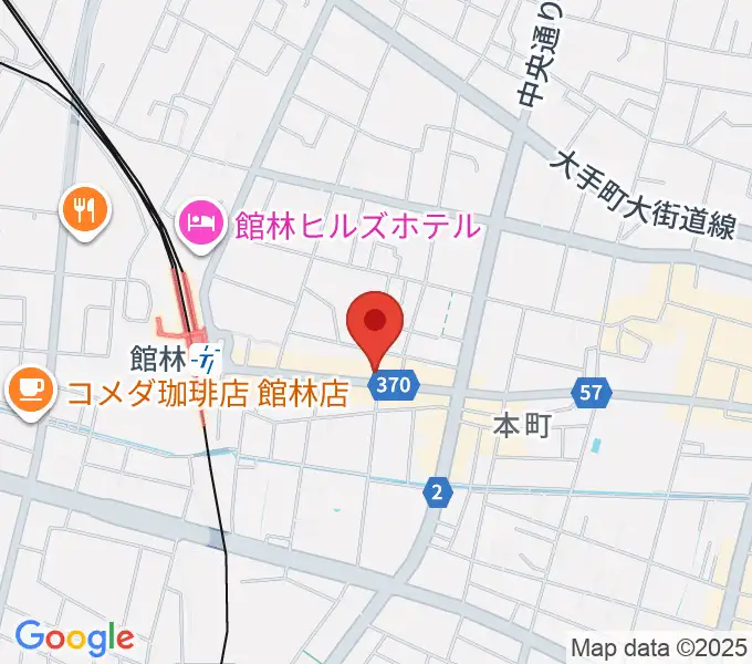 オトワ楽器の地図