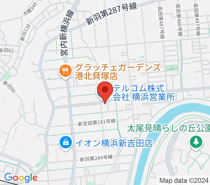 貝塚音楽教室の地図