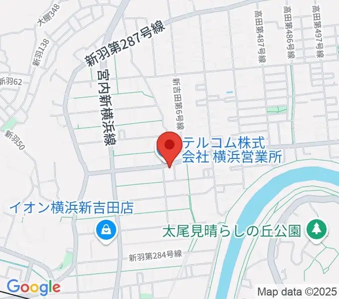 貝塚音楽教室の地図