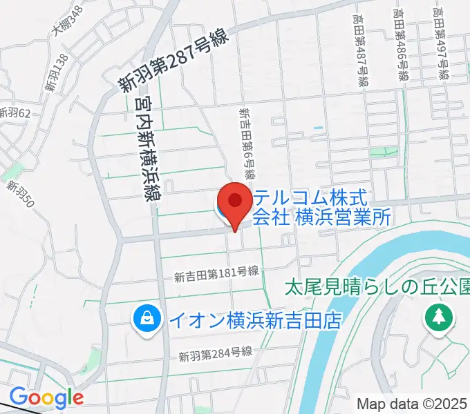 貝塚音楽教室の地図