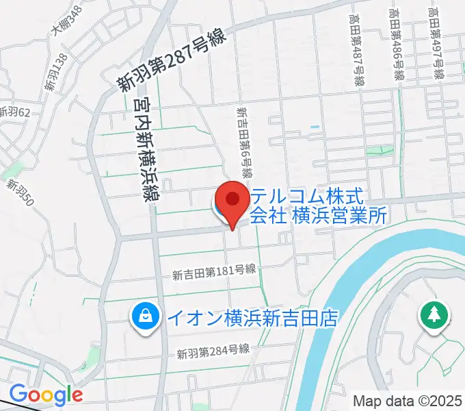 貝塚音楽教室の地図