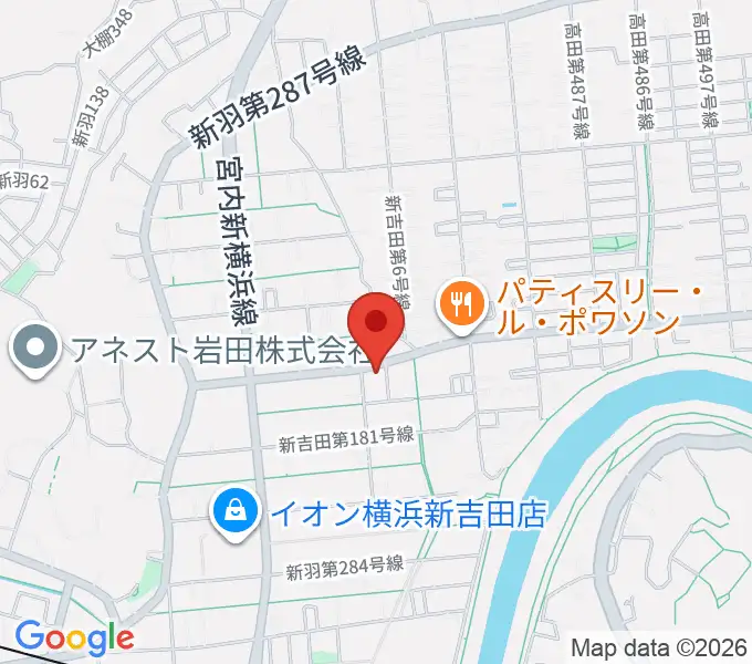 貝塚音楽教室の地図