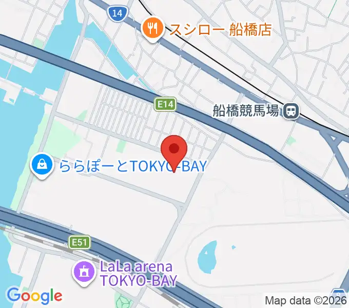 島村楽器 ビビット南船橋店の地図