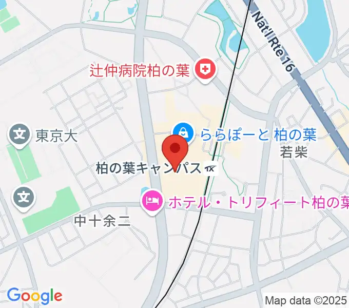 島村楽器 ららぽーと柏の葉店の地図