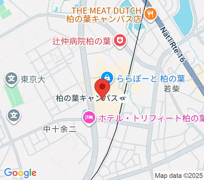 島村楽器 ららぽーと柏の葉店の地図