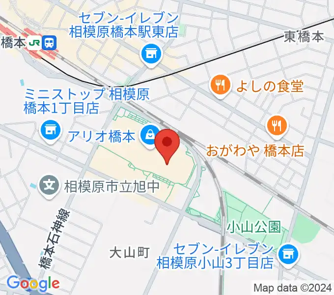 島村楽器 アリオ橋本店の地図