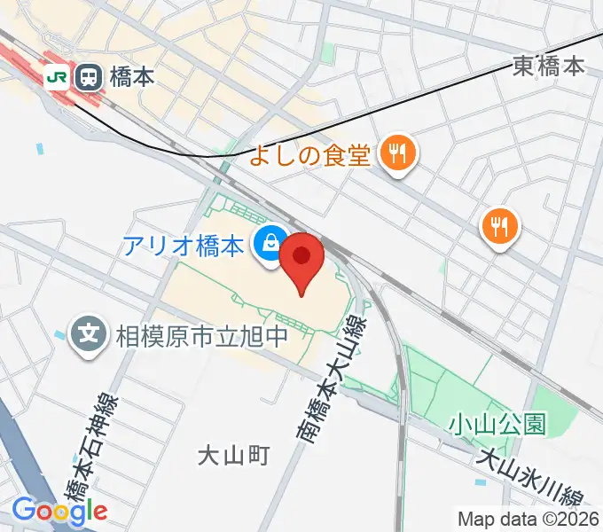 島村楽器 アリオ橋本店の地図