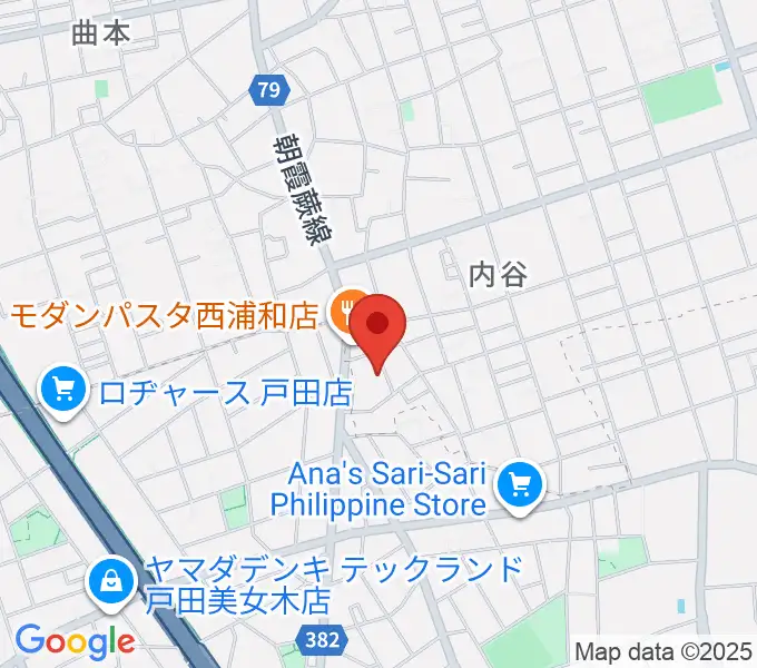 島村楽器 ピアノセレクションセンターの地図