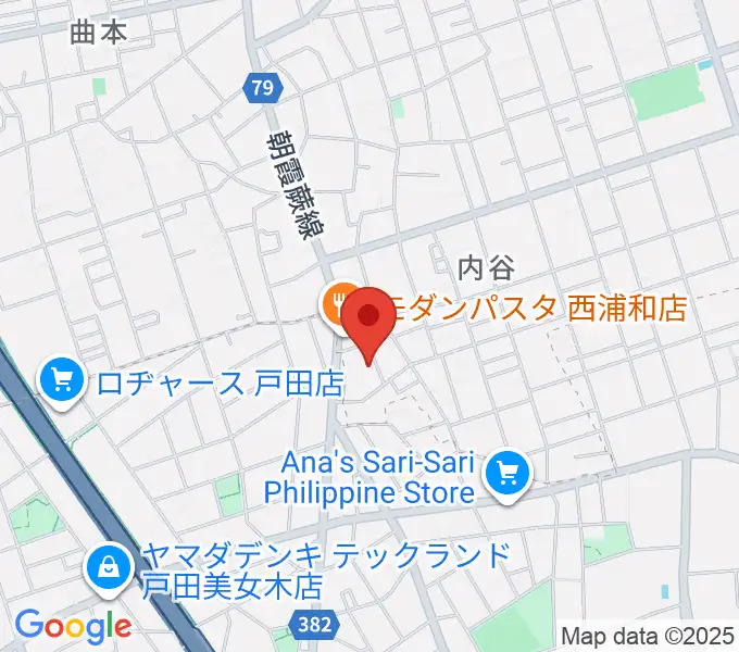 島村楽器 ピアノセレクションセンターの地図