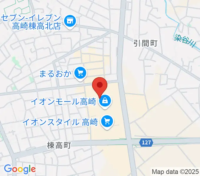 島村楽器 イオンモール高崎店の地図