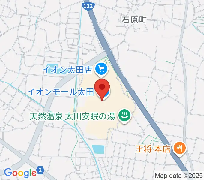 島村楽器 イオンモール太田店の地図